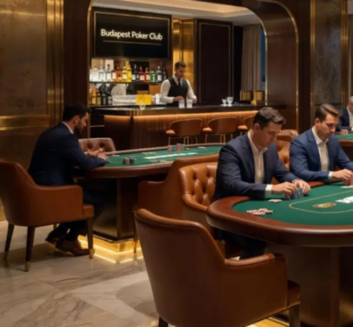 Modern, hangulatos poker lounge belső tér a NAXSOL ENTERPRISES LTD-ben