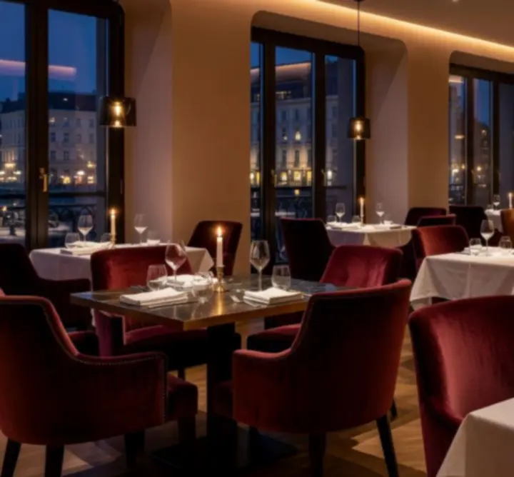 Modern, hangulatos belső tér a NAXSOL ENTERPRISES LTD étterem és poker lounge részeivel