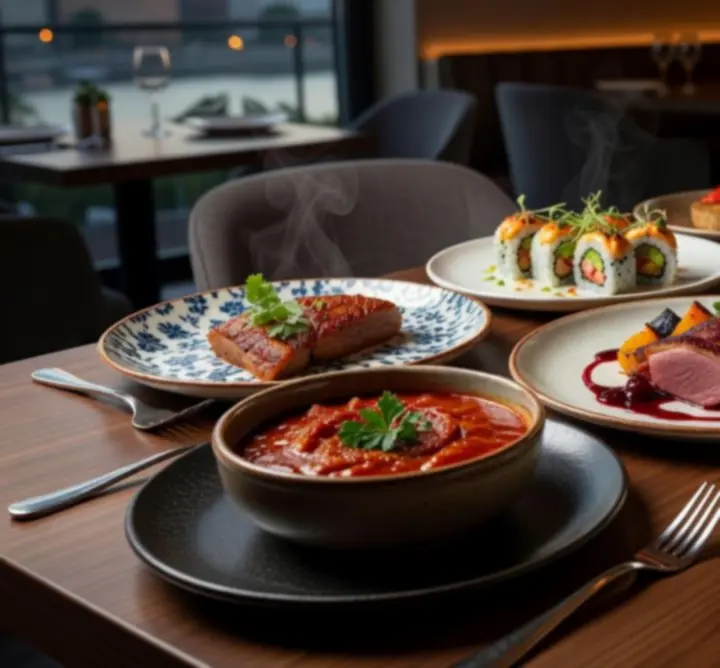 Kiemelt fogások és fine dining tálalás a NAXSOL ENTERPRISES LTD éttermében